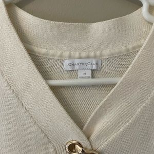 Woman’s Charter Club tan sweater M